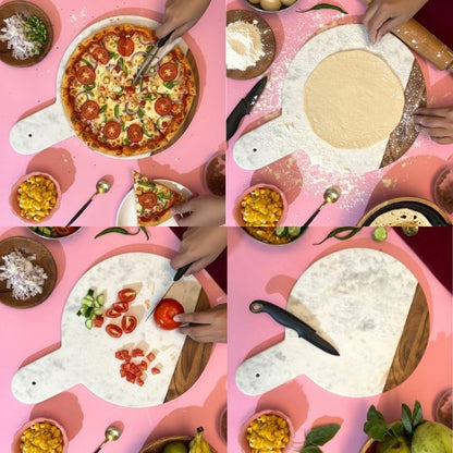 Stylish Marble Wood Chopping Board