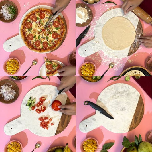 Stylish Marble Wood Chopping Board