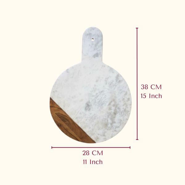 Stylish Marble Wood Chopping Board