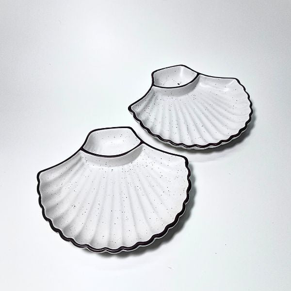 Coastal Shell Chip & Dip Snack Bowl