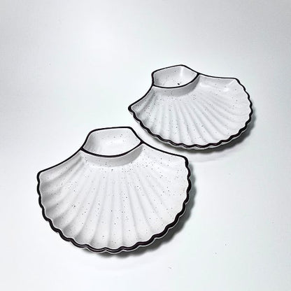 Coastal Shell Chip & Dip Snack Bowl