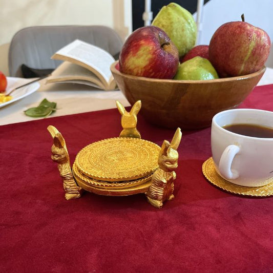 Rabbit Coasters Set