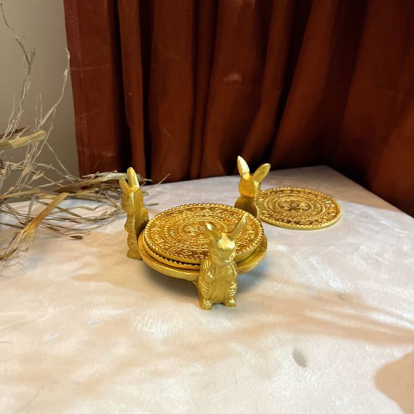 Rabbit Coasters Set