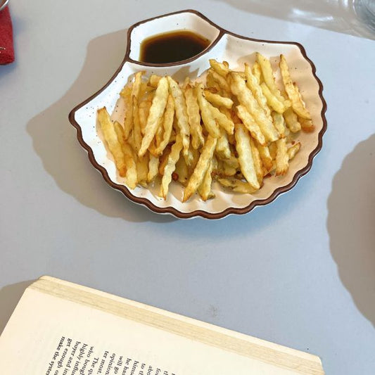 Coastal Shell Chip & Dip Snack Bowl