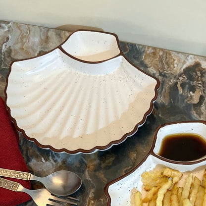 Coastal Shell Chip & Dip Snack Bowl