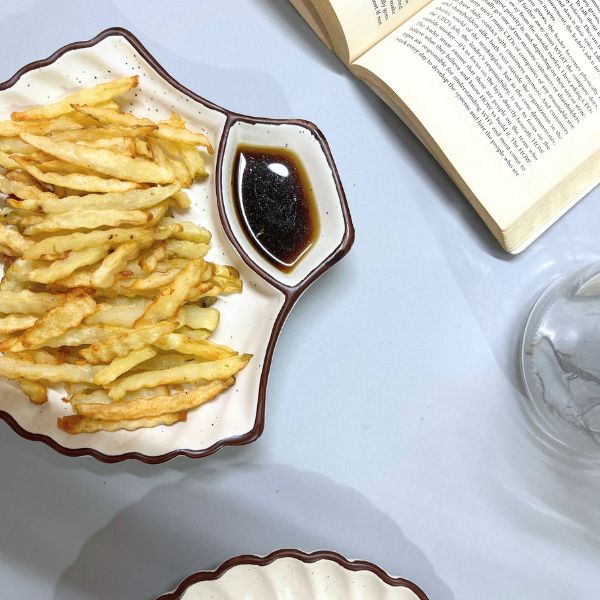 Coastal Shell Chip & Dip Snack Bowl